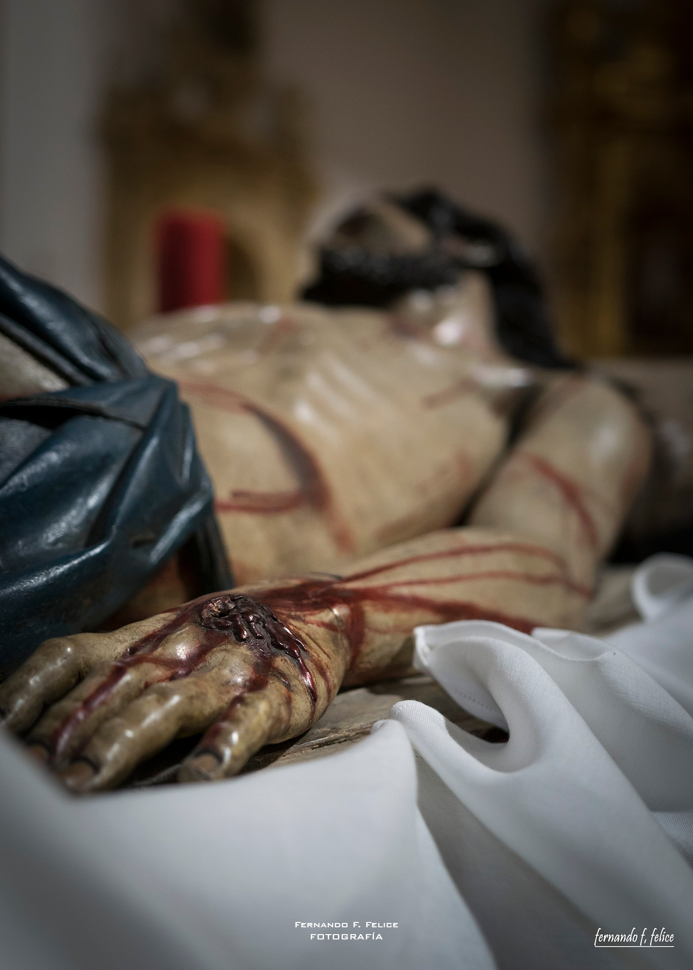 Penitente Hermandad de Jesús Yacente. © Fernando F. Felice