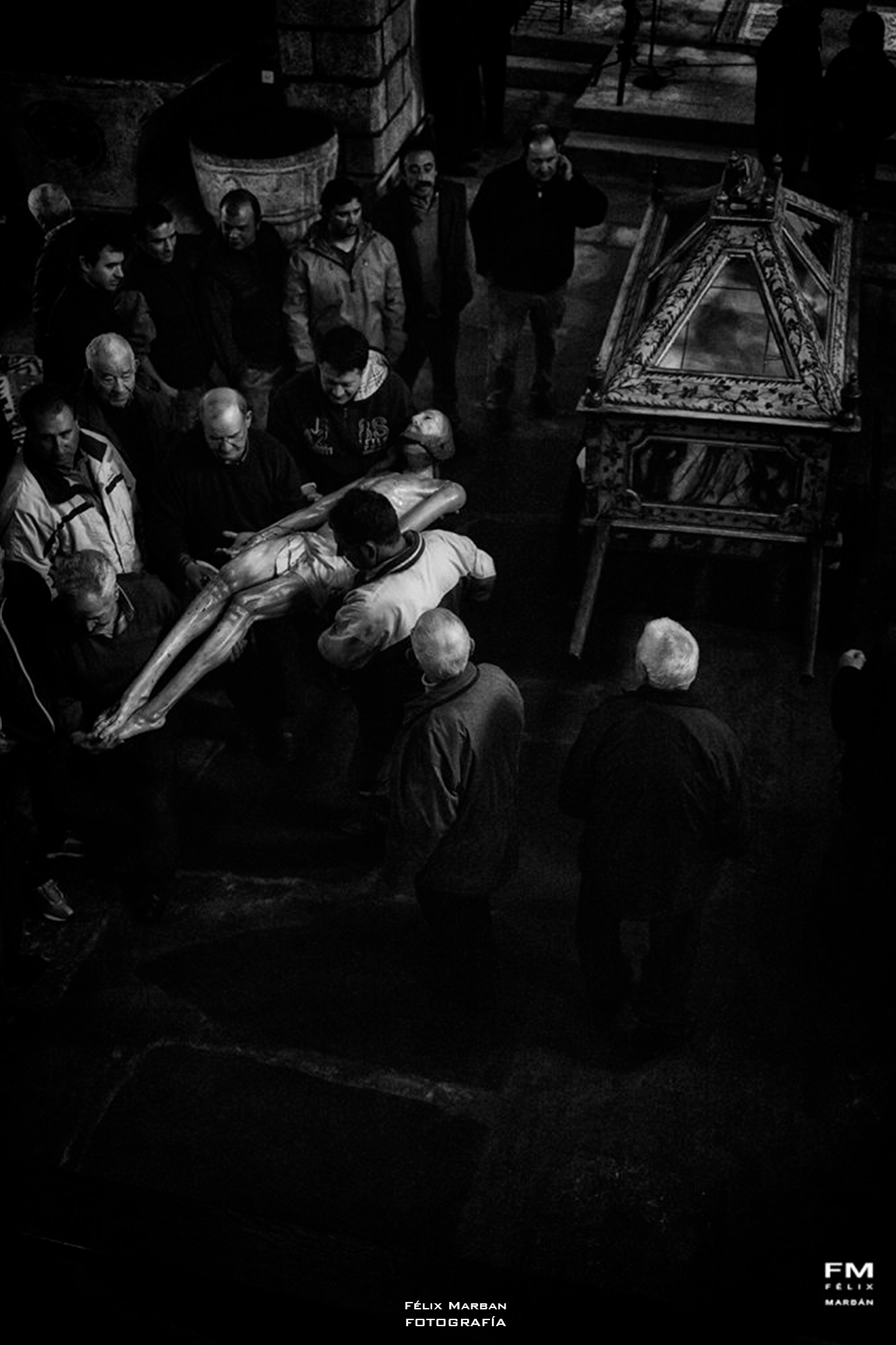 Descendimiento Santo Entierro Bercianos. © Félix Marban